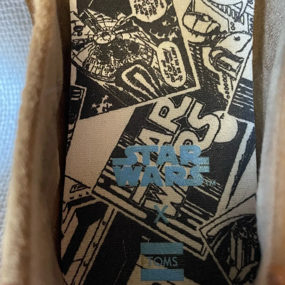 Toms Men's Star Wars Brown Suede Slip-On Loafers